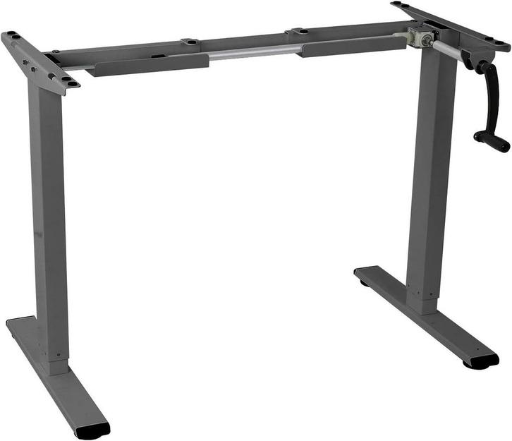 Zit sta bureau - Verstelbaar - Bureauframe - Grijs - H1S - F, Diversen, Bureau-accessoires, Nieuw, Verzenden