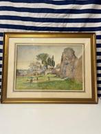 Walter Spencer Tyrwhitt (1859-1932) - Parco Degli Acquedotti, Antiek en Kunst, Kunst | Schilderijen | Klassiek