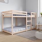 vidaXL Stapelbedframe zonder matras massief grenenhout, Verzenden, Nieuw