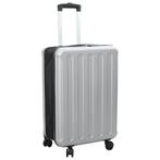 Robuuste Koffer Zilver 43x27x66cm | OP = OP | ABS, Handtassen en Accessoires, Koffers, 60 tot 70 cm, Hard kunststof, Verzenden