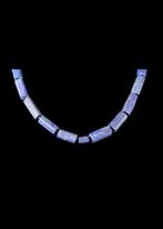 West-Aziatisch Lapis Lazuli Cilindrische kralenketting