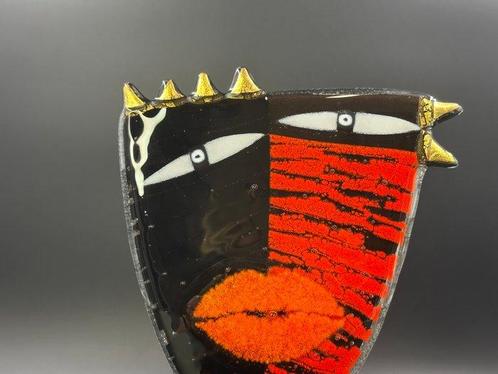 Studio Habrat - Maciej Habrat - sculptuur, Mask - 24 cm -, Antiek en Kunst, Antiek | Glaswerk en Kristal