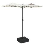 Grote Parasol met LED - - Tweede kansje - OP = OP!, Tuin en Terras, Verzenden, Nieuw, Stokparasol, 1 tot 2 meter