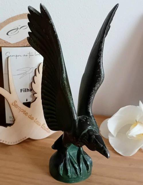 Max le Verrier - sculptuur, Aigle aux ailes déployées - 15, Antiek en Kunst, Curiosa en Brocante