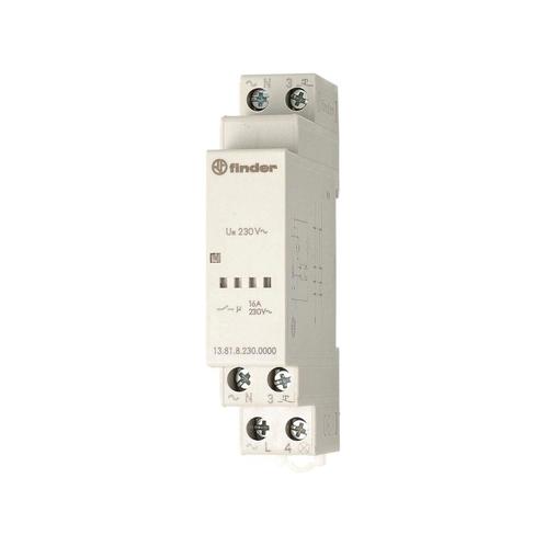 Finder 13 Relais bistable - 13.81.8.230.0000, Doe-het-zelf en Bouw, Elektriciteit en Kabels, Verzenden