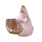 Eiermand - Draadstaal Kip - Roze Eierrek Eierhouder - Eieren, Verzenden, Nieuw
