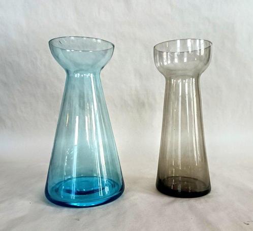 W.J. Rozendaal - Vaas (2)  - Glas - Bollen vaasjes, Antiek en Kunst, Antiek | Glaswerk en Kristal