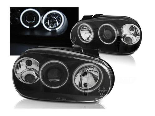 CCFL Angel Eyes koplampen Black geschikt voor VW Golf 4, Autos : Pièces & Accessoires, Éclairage, Envoi