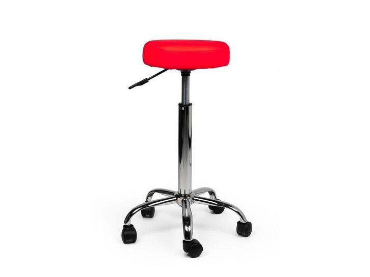 Tabouret Rood - Hoge uitvoering, Huis en Inrichting, Krukjes, Nieuw, In hoogte verstelbaar