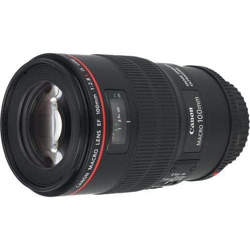 Canon EF 100mm f/2.8 L IS USM Macro occasion, Audio, Tv en Foto, Foto | Lenzen en Objectieven, Zo goed als nieuw, Verzenden