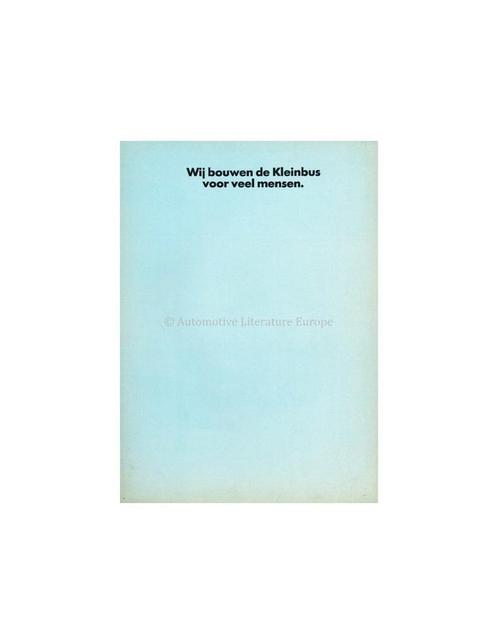 1970 VOLKSWAGEN TRANSPORTER T2 BROCHURE NEDERLANDS, Boeken, Auto's | Folders en Tijdschriften, Ophalen of Verzenden