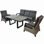 Dallas stoel bank dining loungeset 4 delig verstelbaar, Tuin en Terras, Nieuw, Ophalen of Verzenden