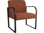 Mica Decorations Symon Fauteuil - L72 x B69 x H81 cm - Terra, Huis en Inrichting, Fauteuils, Verzenden, Nieuw