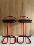 Tabouret - Métal, cours dart - Deux tabourets vintage de