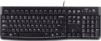 Logitech K120 - Toetsenbord - QWERTY US ANSI - Zwart, Computers en Software, Muizen, Verzenden, Nieuw