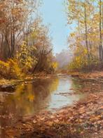 Emre Kinali - Autumn and the River, Antiek en Kunst