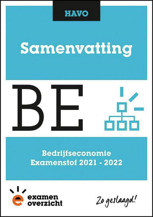 ExamenOverzicht - Samenvatting Bedrijfseconomie HAVO, Boeken, Schoolboeken, Gelezen, Verzenden