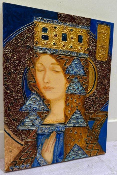 Eugène Titov (1969) - Princesse de la Nuit, Antiek en Kunst, Kunst | Schilderijen | Klassiek