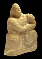 Oud-Egyptisch - Composition en albast - Leda en de zwaan -