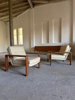 Wilhelm Knoll - Fauteuil (2) - Laine, Teck