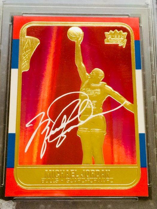 1998 Fleer Michael Jordan Gold Card ( 23KT ) Card - Mint (M), Collections, Autocollants