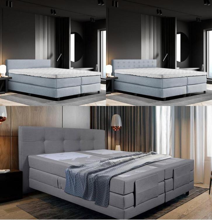 Online veiling: verschillende Boxprings (ook elektrisch), Maison & Meubles, Chambre à coucher | Lits boxsprings