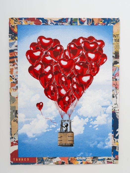 Mr Brainwash (1966) - Heart Balloons, Antiquités & Art, Art | Objets design