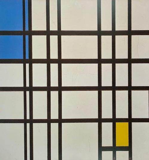 Piet Mondrian - Rhythm in Straight Line, 1942 - Artprint -, Antiek en Kunst, Kunst | Tekeningen en Fotografie
