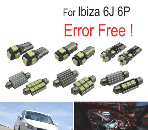 Kit 6 Ampoules Led Intérieur Pour Seat Ibiza Mkv Mk 5 Sport, Auto-onderdelen, Verlichting, Verzenden