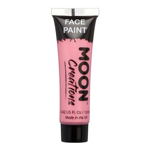 Moon Creations Face Paint Pink 12ml, Hobby en Vrije tijd, Feestartikelen, Nieuw, Verzenden