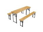 Veiling - Biertafel / bierbank biertafelset - 3-delig - 170c, Tuin en Terras, Nieuw