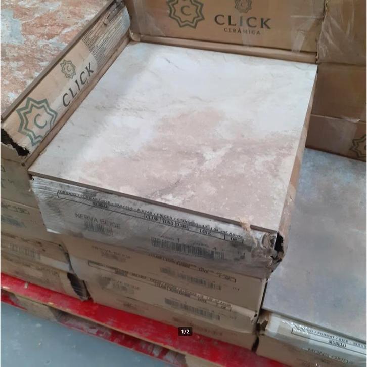 SALE - Nerva Beige 33 x 33 cm, 5m2, nr23 -  Keramische tegel, Bricolage & Construction, Dalles & Carrelages, Enlèvement ou Envoi