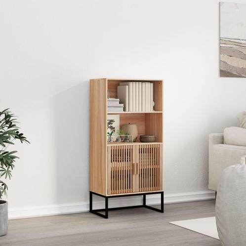 vidaXL Hoge kast 60x35x125 cm bewerkt hout, Huis en Inrichting, Kasten | Overige, Nieuw, Verzenden