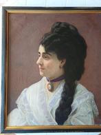 Italiaanse school (XIX) - Ritratto di giovane donna