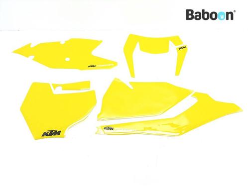 Sticker KTM 250 SX 2017-2018 Number Plate Sticker Yellow, Motos, Pièces | Autre, Envoi