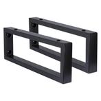 Ophangbeugel Differnz 2.5x44x15 cm Zwart Set 2 Stuks, Doe-het-zelf en Bouw, Sanitair, Ophalen of Verzenden, Nieuw, Overige typen