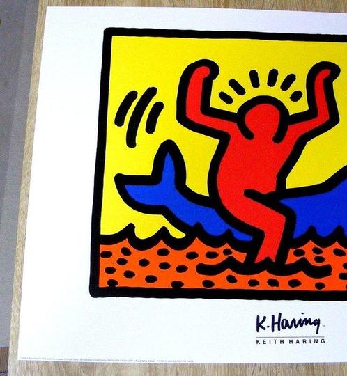 Keith Haring, after - Untitled (1989) pop shop V - Années, Antiek en Kunst, Kunst | Designobjecten