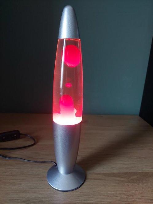 Lampe - Aluminium, Verre - Lavalampe-Rouge, Antiek en Kunst, Kunst | Designobjecten