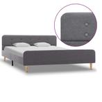 vidaXL Bedframe stof lichtgrijs 160x200 cm, Huis en Inrichting, Slaapkamer | Bedden, Verzenden, Nieuw