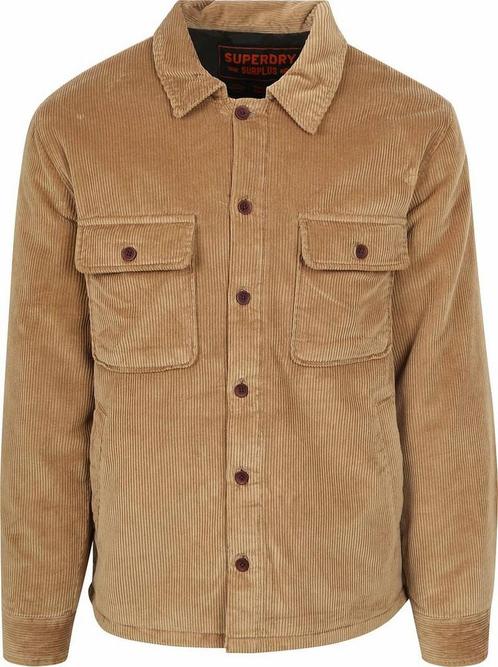 Superdry Overshirt Corduroy Brown maat Maat 52/54 (L) Heren, Kleding | Heren, Truien en Vesten, Bruin, Nieuw, Maat 52/54 (L), Verzenden