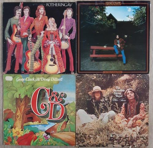 Fotheringay, Gene Clark, The Incredible String Band - 4 x, Cd's en Dvd's, Vinyl Singles