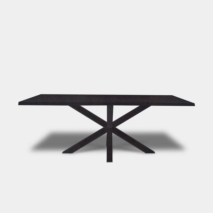 Tafel Boomstam eikenhout  Matrix hout  240x100, Huis en Inrichting, Tafels | Eettafels