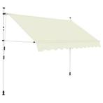 Handmatige Luifel Creme 3m | Retour Deal | Tuin, Balkon -51%, Verzenden, Nieuw, 250 cm tot 450 cm, Uitvalscherm