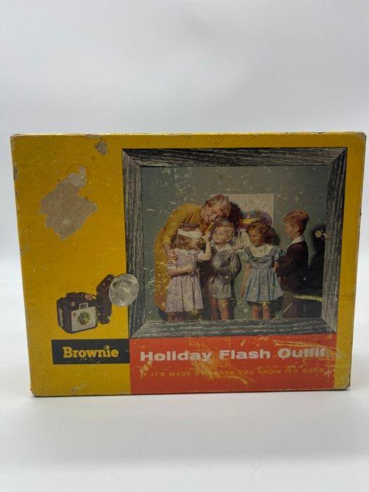 Kodak Brownie Holiday Flash Outfit Analoge camera, Audio, Tv en Foto, Fotocamera's Analoog