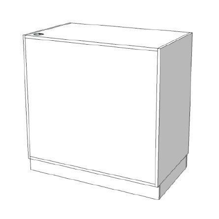 *TIP*  Toonbank dicht met lade en deuren C-PEK-011, Zakelijke goederen, Kantoor en Winkelinrichting | Winkel en Inventaris, Ophalen of Verzenden