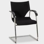 Wilkhahn vergaderstoel, zwart/mesh, sledeframe, Huis en Inrichting, Stoelen, Ophalen of Verzenden, Gebruikt