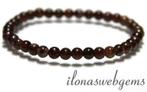 Jaspis edelsteen kralen armband ca. 5.4mm, Verzenden, Nieuw, Kraal