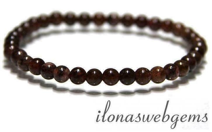 Jaspis edelsteen kralen armband ca. 5.4mm, Hobby & Loisirs créatifs, Fabrication de Perles & Bijoux, Envoi