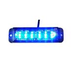 Bumper flitser - BLAUW - E keurmerk - R65 - 4 LED, Auto-onderdelen, Nieuw, Verzenden