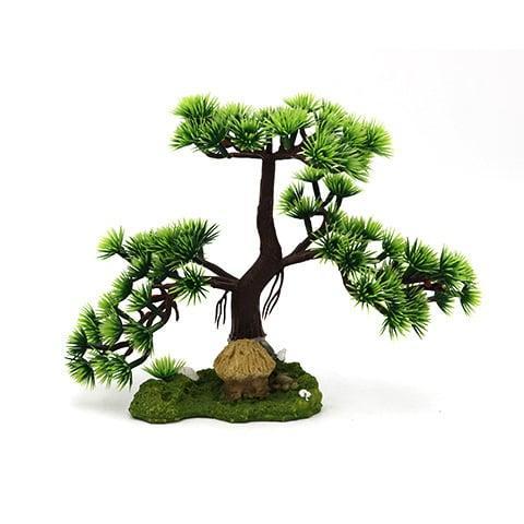 Bonsai boom met hutje OS-201 - aquarium decoratie, Dieren en Toebehoren, Vissen | Aquaria en Toebehoren, Sierelement, Nieuw, Ophalen of Verzenden